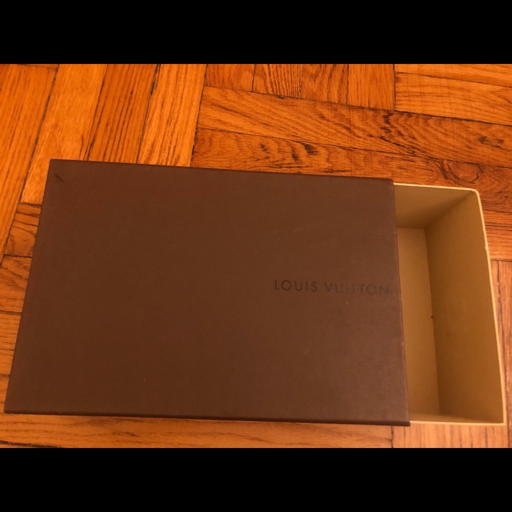 Large empty Louie Vuitton box